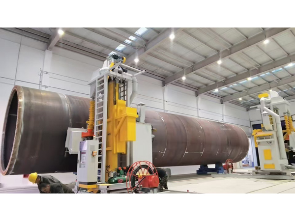 风电塔筒内外壁抛丸机